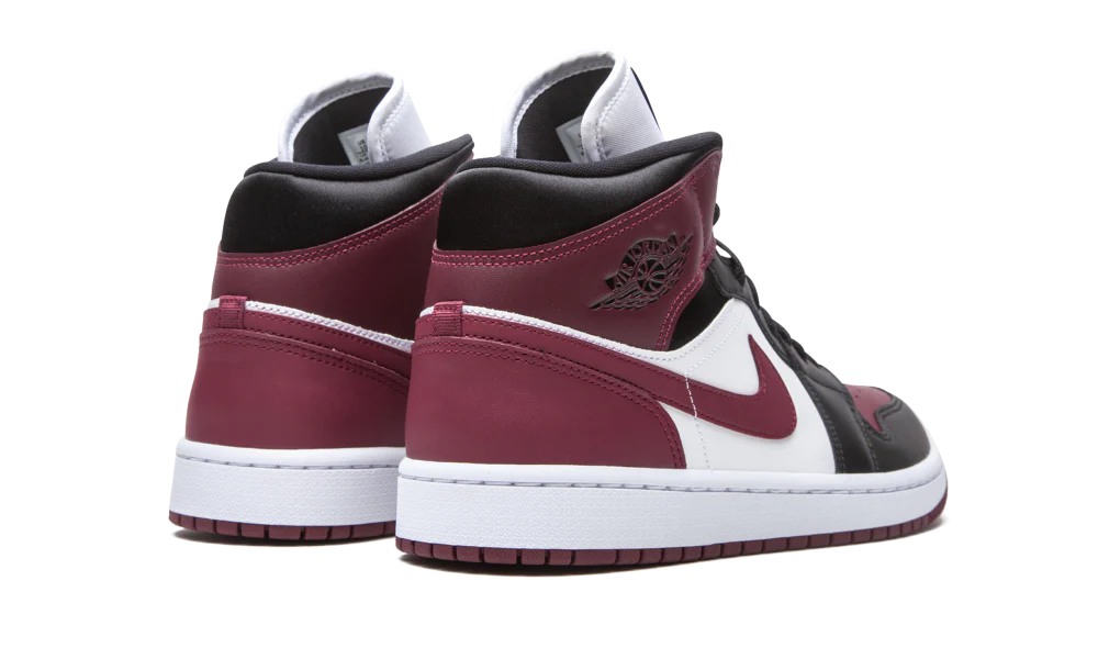 Air Jordan 1 Mid SE Black Dark Beetroot - Image 4