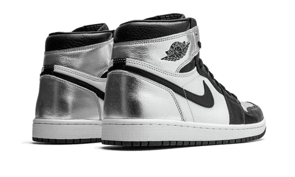 Air Jordan 1 Retro High Silver Toe - Image 3