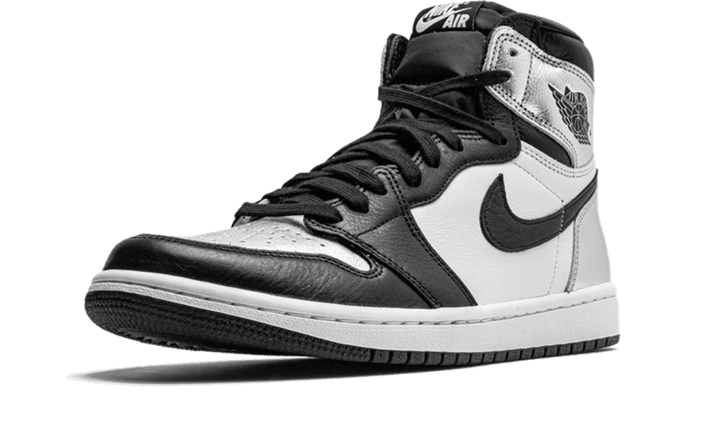 Air Jordan 1 Retro High Silver Toe - Image 5