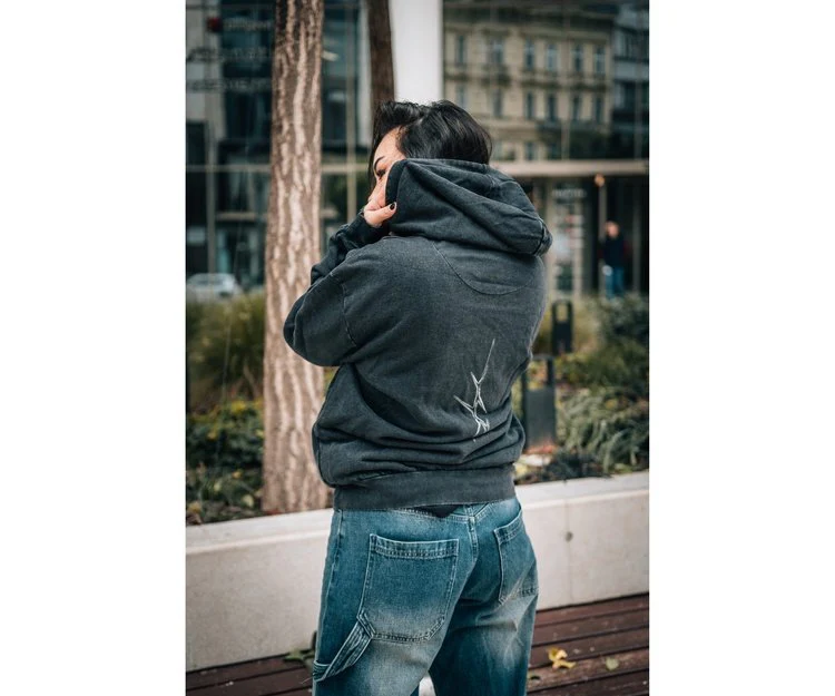 Thorned Mask Oversize Hoodie - Image 6