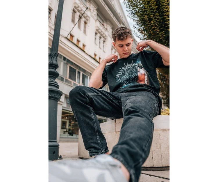 Thorned Mask Oversize Tee - Image 7