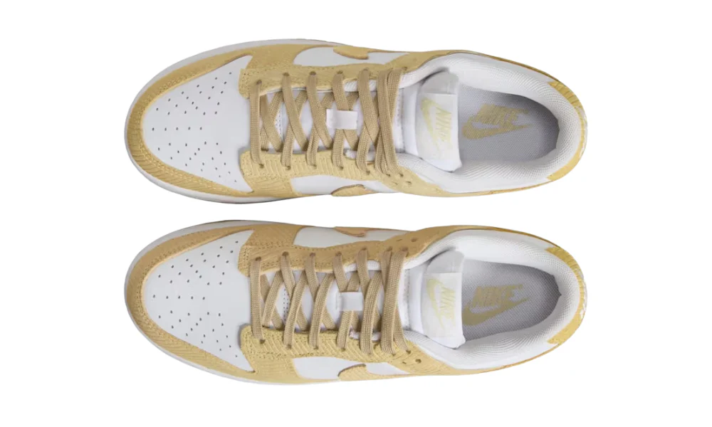 Nike Adds "Yellow Corduroy" To The Dunk Low - Image 4