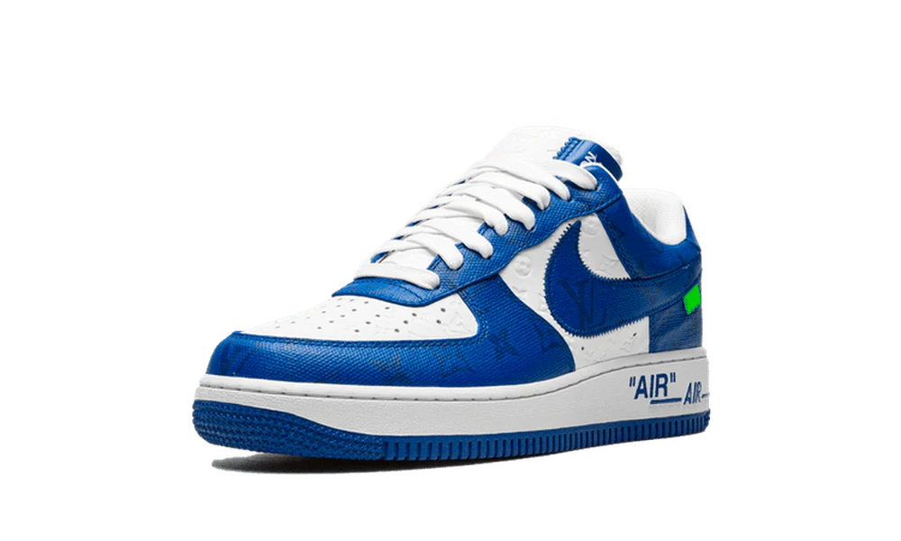 Nike Air Force 1 Low Louis Vuitton Virgil Abloh White Royal - Image 3