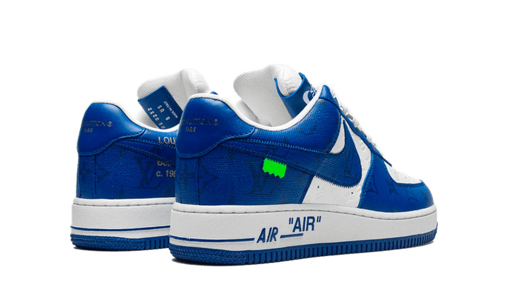 Nike Air Force 1 Low Louis Vuitton Virgil Abloh White Royal - Image 4