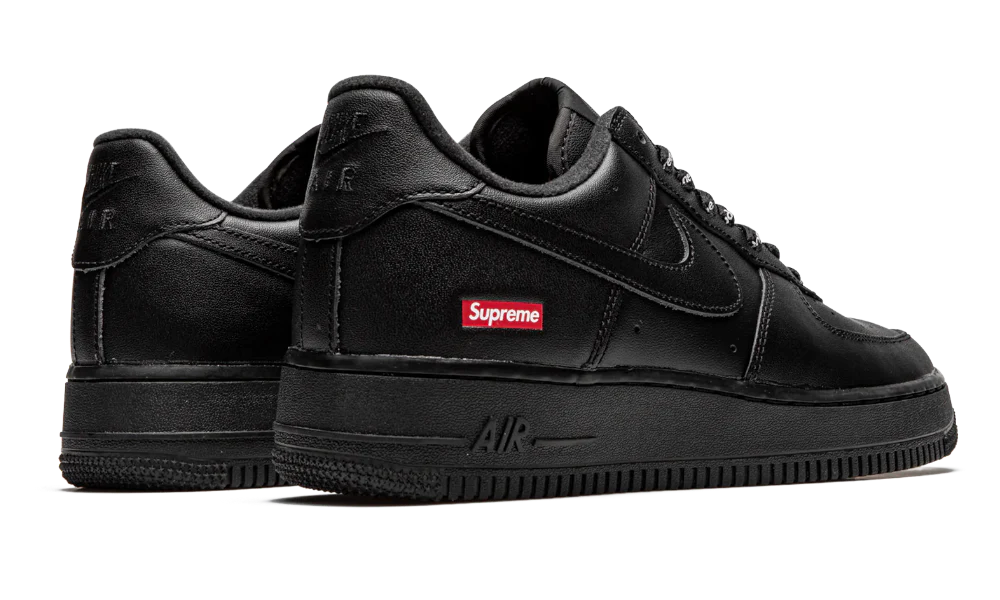Nike Air Force 1 Low Supreme Black - Image 3
