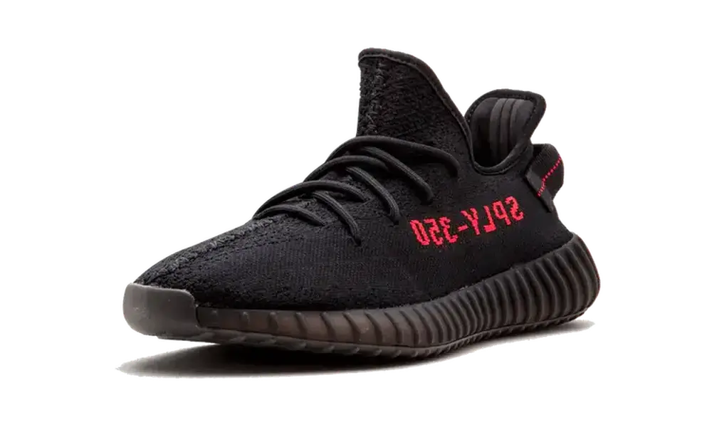Yeezy Boost 350 V2 Black Red - Image 4